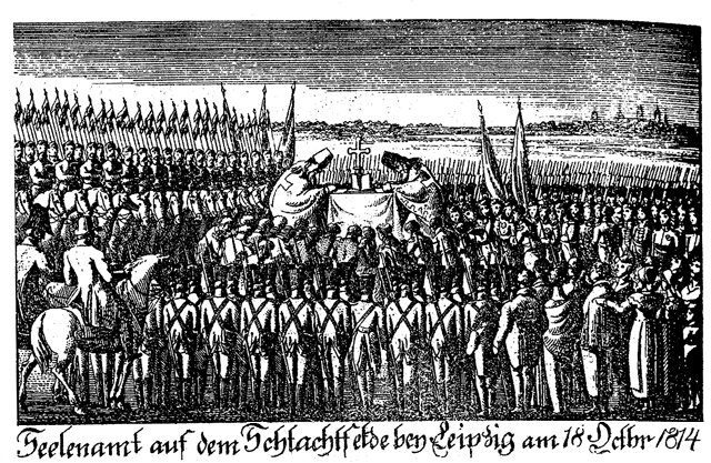 1814 Seelenamt für die Gefallenen Russen in Leipzig